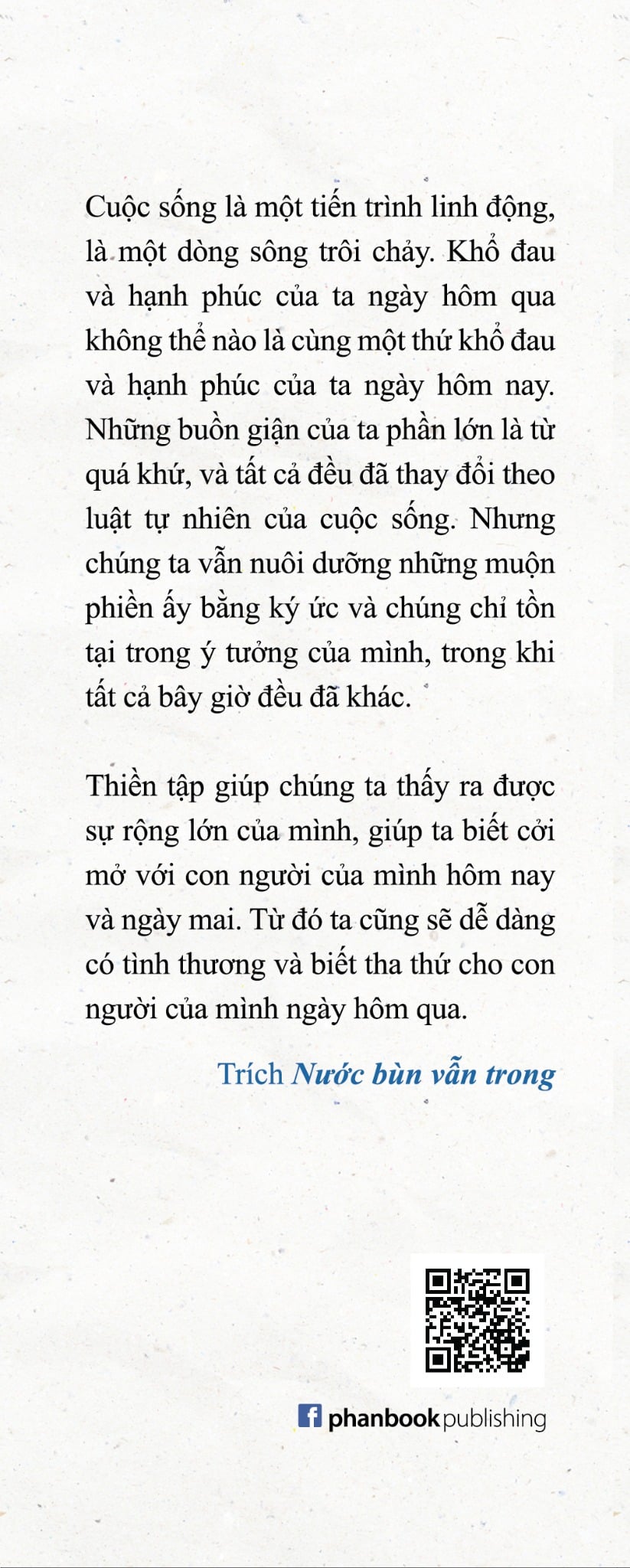 NƯỚC BÙN VẪN TRONG