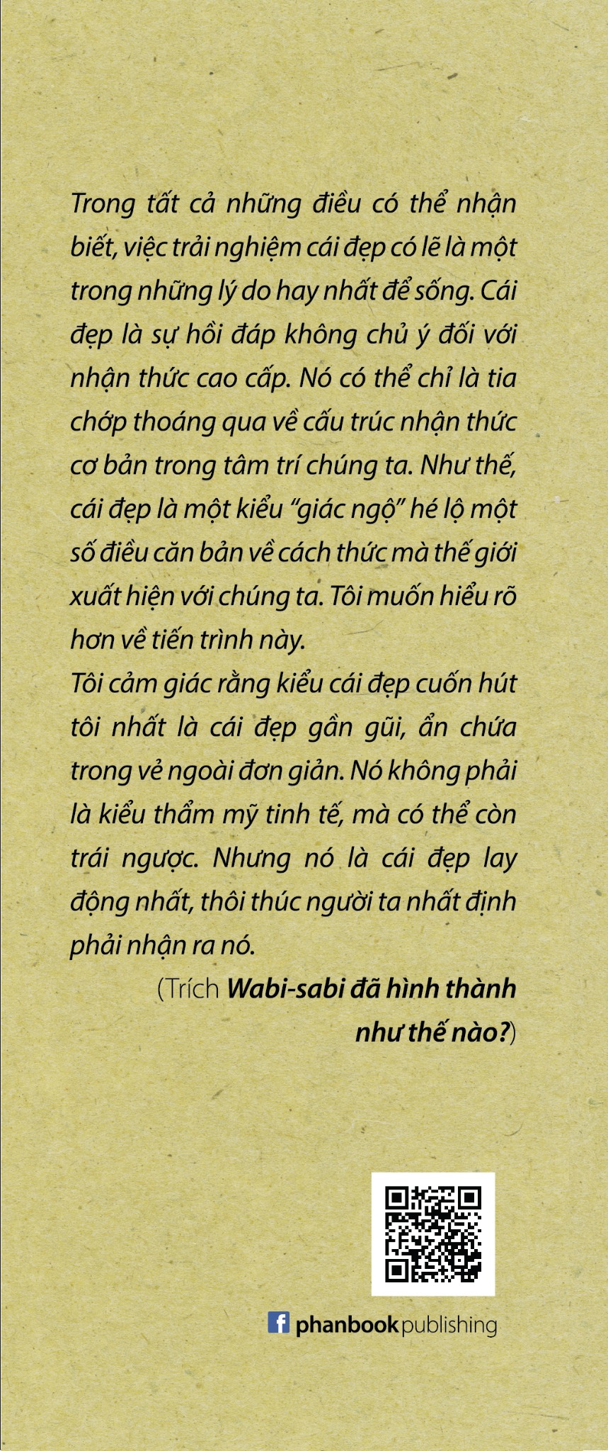 WABI-SABI QUYỂN 2 - NHỮNG SUY NGHĨ THÊM