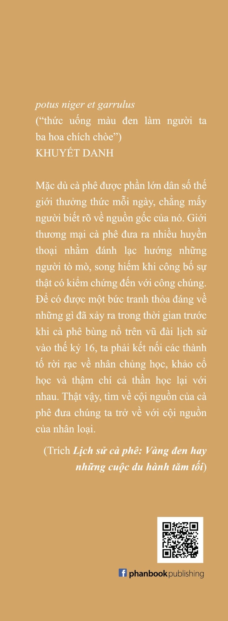 LỊCH SỬ CÀ PHÊ (TÁI BẢN CÓ CHỈNH SỬA)
