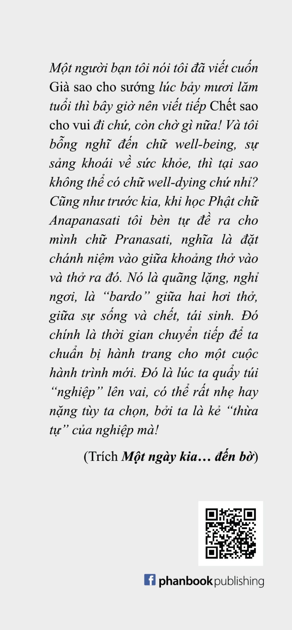 MỘT NGÀY KIA ĐẾN BỜ