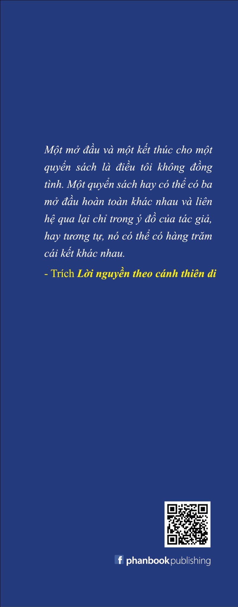 LỜI NGUYỀN THEO CÁNH THIÊN DI