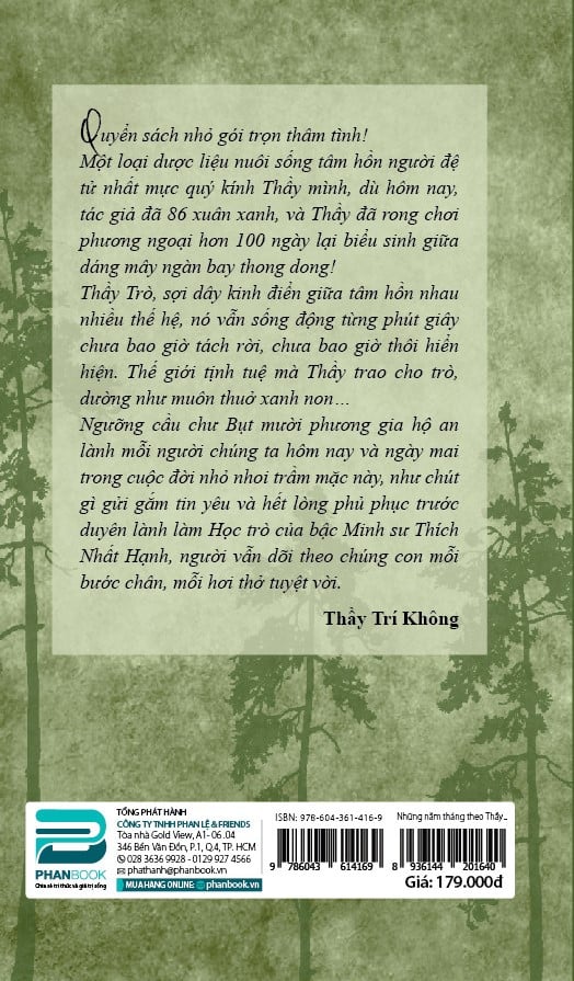 NHỮNG NĂM THÁNG THEO THẦY