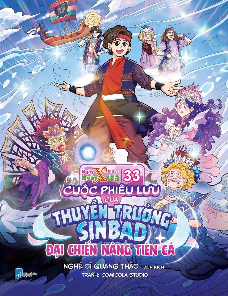 CUỘC PHIÊU LƯU CỦA THUYỀN TRƯỞNG SINBAD - ĐẠI CHIẾN NÀNG TIÊN CÁ (TRUYỆN TRANH MÀU)