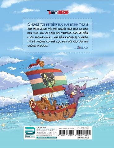 CUỘC PHIÊU LƯU CỦA THUYỀN TRƯỞNG SINBAD - ĐẠI CHIẾN NÀNG TIÊN CÁ (TRUYỆN TRANH MÀU)