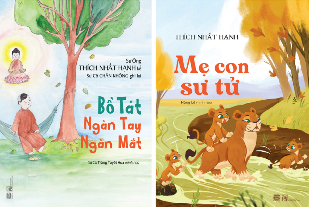 COMBO BỒ TÁT NGÀN MẮT NGÀN TAY & MẸ CON SƯ TỬ - Thiền sư THÍCH NHẤT HẠNH