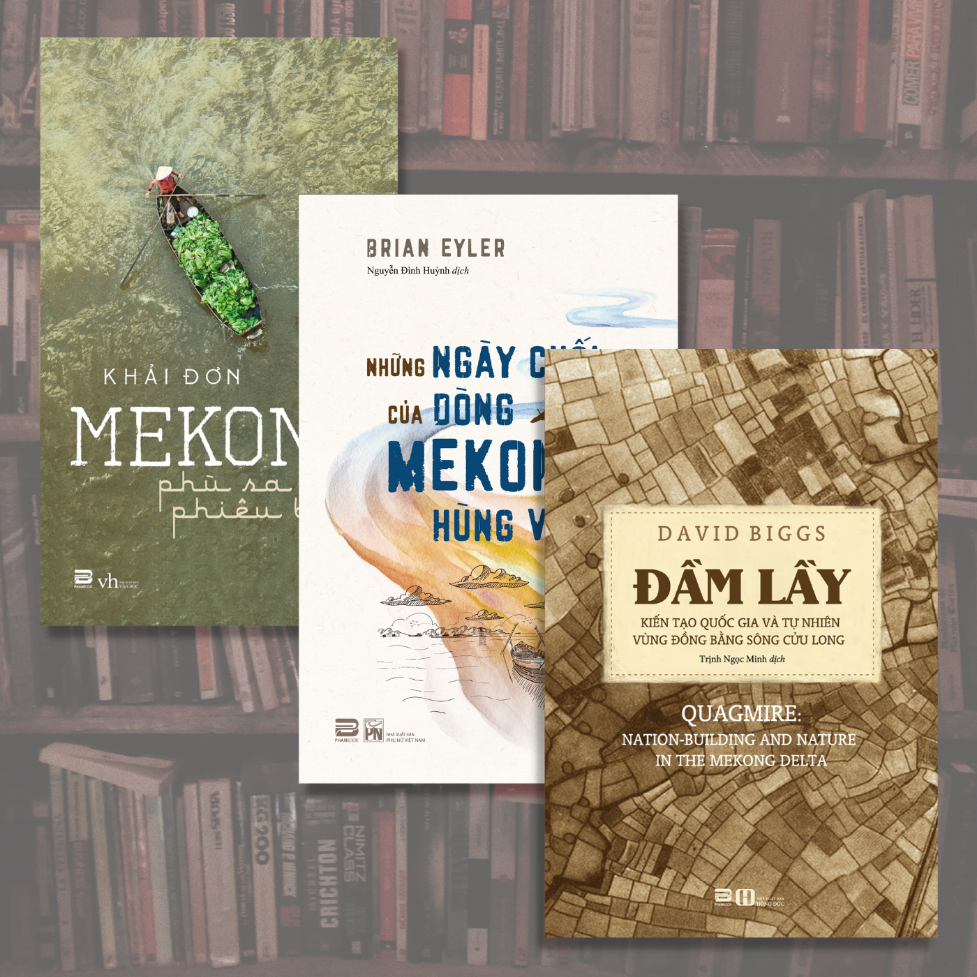 COMBO ĐẦM LẦY + MEKONG PHÙ SA PHIÊU BẠT + NHỮNG NGÀY CUỐI CỦA DÒNG MEKONG HÙNG VĨ