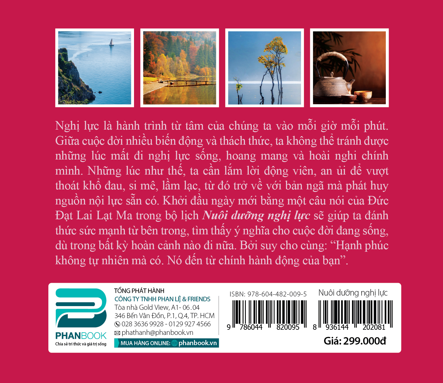 LỊCH BÀN 2024 - 365 NGÀY NUÔI DƯỠNG NGHỊ LỰC - ĐẠT LAI LẠT MA