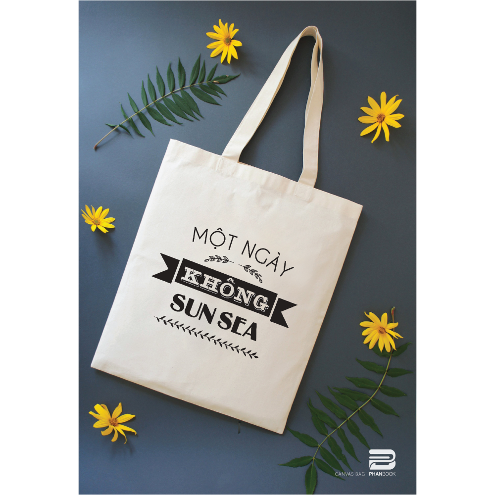 TÚI VẢI CANVAS - MỘT NGÀY KHÔNG SUN SEA