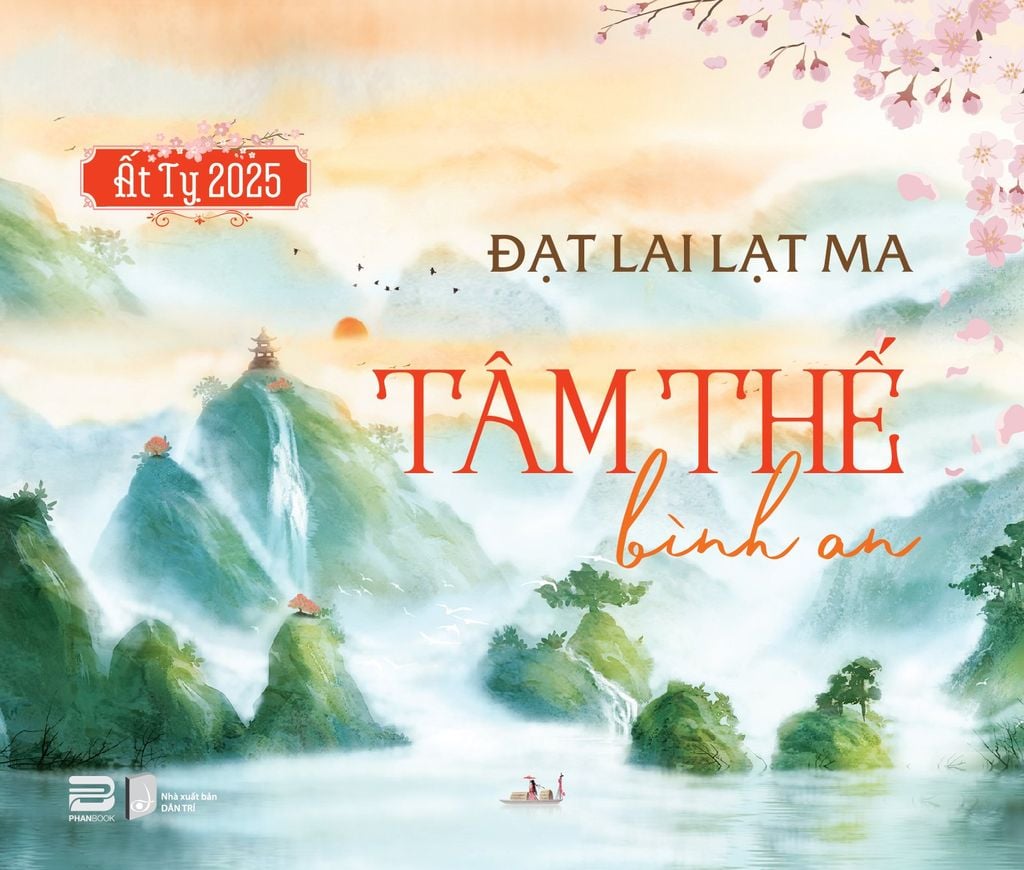 LỊCH ĐỂ BÀN 2025 - 365 NGÀY TÂM THẾ BÌNH AN - ĐẠT LAI LẠT MA