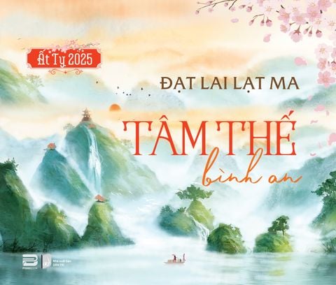 LỊCH ĐỂ BÀN 2025 - 365 NGÀY TÂM THẾ BÌNH AN - ĐẠT LAI LẠT MA
