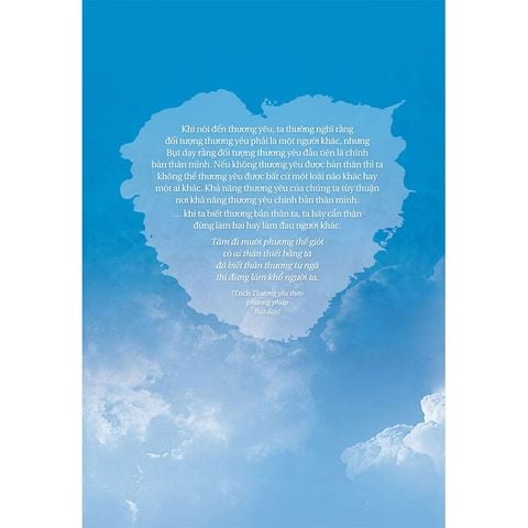 THƯƠNG YÊU THEO PHƯƠNG PHÁP BỤT DẠY