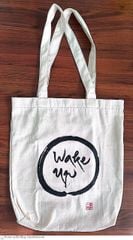 TÚI VẢI CANVAS THƯ PHÁP - WAKE UP