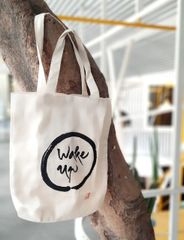 TÚI VẢI CANVAS THƯ PHÁP - WAKE UP