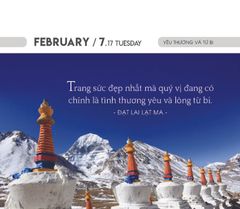 LỊCH BÀN QUÝ MÃO 2023 - YÊU THƯƠNG VÀ TỪ BI