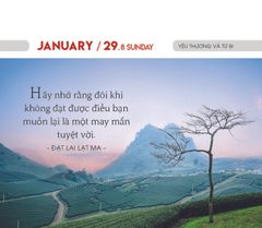 LỊCH BÀN QUÝ MÃO 2023 - YÊU THƯƠNG VÀ TỪ BI