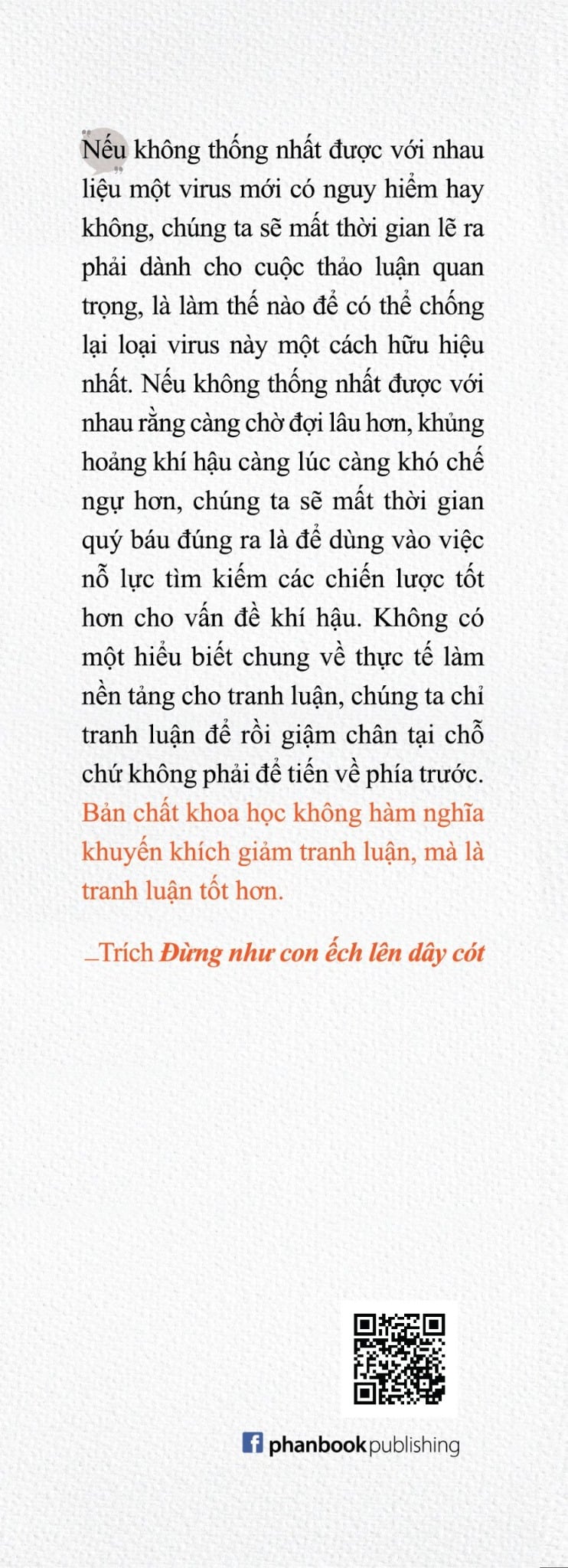 ĐỪNG NHƯ CON ẾCH LÊN DÂY CÓT