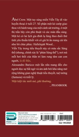 ABEL - MỘT TRUYỆN SIÊU HÌNH HỌC CAO BỒI VIỄN TÂY - ALESSANDRO BARICCO (Tiểu thuyết)