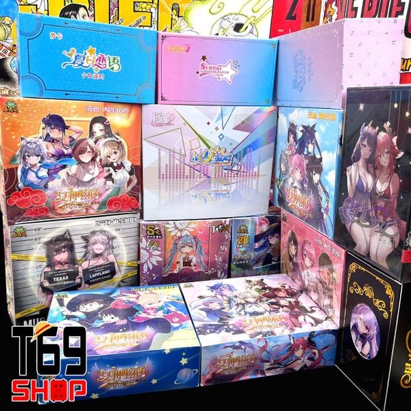 Full box - Hộp thẻ nhân phẩm Waifu nhiều mẫu Anime Game