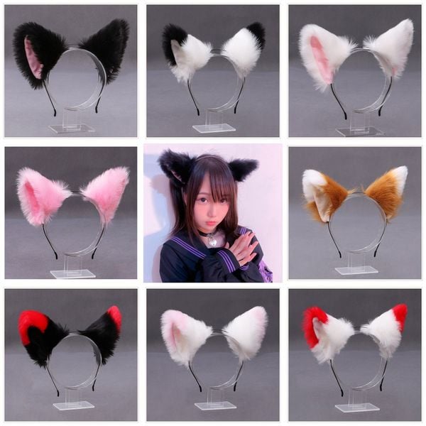 [Có nhiều mẫu] Băng đô tai mèo và tai thỏ cosplay