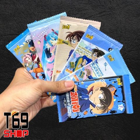 Chính Hãng KAYOU - Pack nhân phẩm, gói thẻ nhân phẩm anime Detective Conan, Hatsune Miku, Naruto