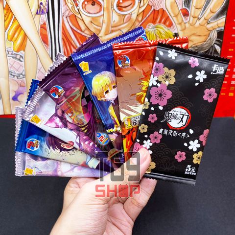 Pack phẩm giá, gói thẻ phẩm giá anime Kimetsu no Yaiba