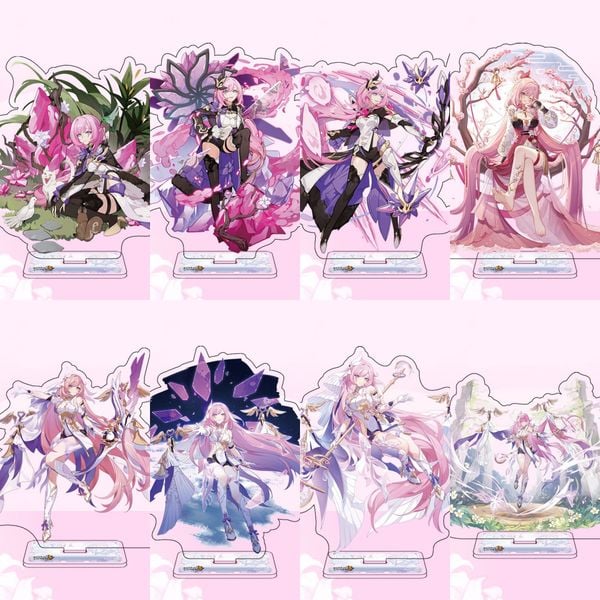 Tượng Standee mica game Honkai Impact 3
