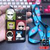 Dây đeo thẻ tên/móc khóa dây strap anime Spy x Family (Có kèm theo bảng tên)