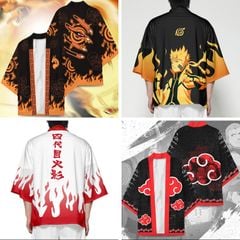 [Có nhiều mẫu] Áo khoác haori anime Naruto thời trang phong cách Nhật Bản
