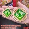 [Loại lớn] Móc khóa kim loại Nguyên tố Vision game Genshin Impact: Inazuma, Liyue, Mondstadt, Sumeru