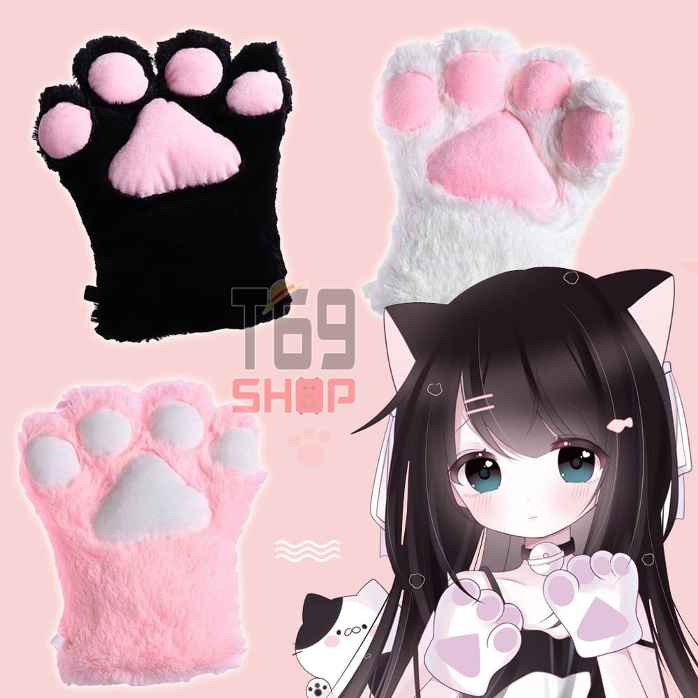 Bao tay mèo cosplay, găng tay hình bàn chân Mèo dễ thương (1 cái ...