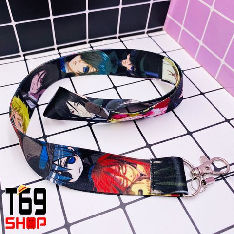 Dây đeo thẻ tên/móc khóa dây strap anime Kuroshitsuji