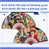 Quạt xếp cầm tay game Genshin Impact và nhiều mẫu Anime khác (Size lớn)