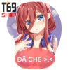 Lót chuột 3D silicon game Genshin Impact và nhiều mẫu Anime khác (Nhóm 1)