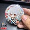 [Tặng bao bảo vệ] Huy hiệu game Genshin Impact có hiệu ứng lấp lánh (Size 5.8cm)