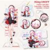 Bộ phụ kiện March 7th & Dan Heng game Honkai Star Rail Collab - Tượng Standee, móc khóa, huy hiệu và vé laser