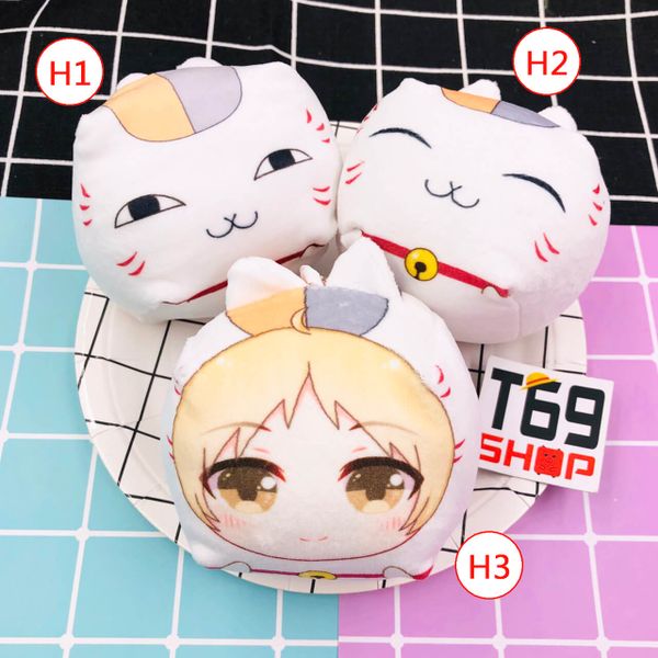 Móc khóa plushie mochi mèo Nyanko - anime Natsume Yuujinchou