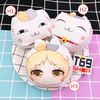 Móc khóa plushie mochi mèo Nyanko - anime Natsume Yuujinchou