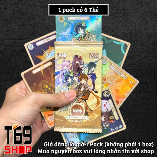 Chính Hãng miHoYo - Pack thẻ nhân phẩm Genshin Impact Genius Invokation TCG Vol 2