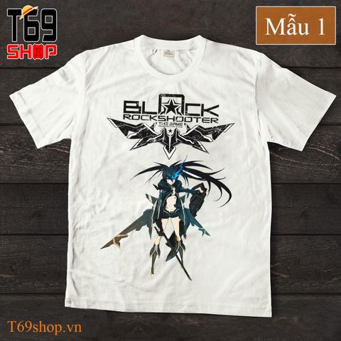 Áo thun phông anime Black Rock Shooter (Có nhiều mẫu)