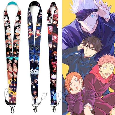 Dây đeo thẻ tên/móc khóa dây strap anime Jujutsu Kaisen