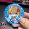 [Tặng bao bảo vệ] Huy hiệu game Genshin Impact có hiệu ứng lấp lánh (Size 5.8cm)