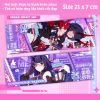 Vé laser game Honkai Impact 3 - Thẻ Bookmark dùng đánh dấu trang (Có hologram lấp lánh)