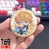 [Tặng bao bảo vệ] Huy hiệu anime Blue Lock có hiệu ứng lấp lánh (Size 5.8cm)