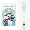 Dây đeo thẻ tên/móc khóa dây strap game Genshin Impact (Có kèm theo bảng tên + Vision nhỏ)