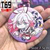 Huy hiệu game Honkai Impact 3 có hiệu ứng kim tuyến (Size 7.5cm)