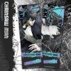 Vé laser anime Chainsaw Man - Thẻ Bookmark dùng đánh dấu trang (Có hologram lấp lánh)