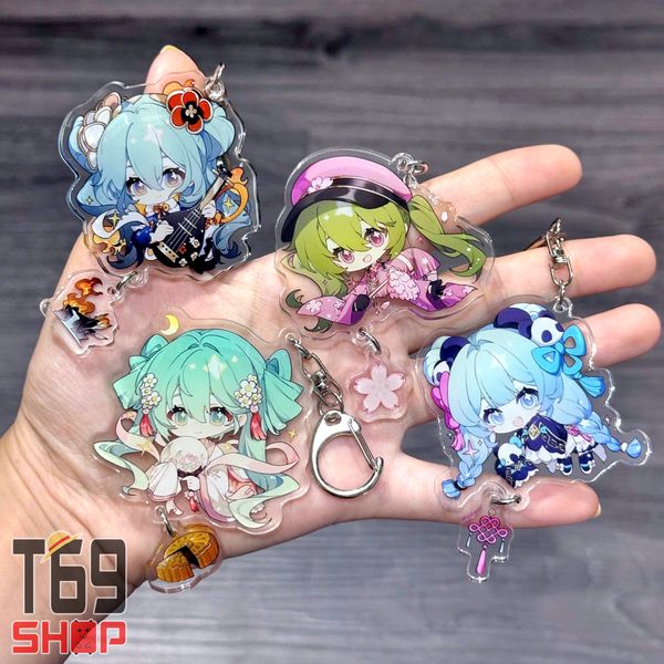 Móc khóa mica Hatsune Miku - Cute ver 1