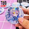 [Tặng bao bảo vệ] Huy hiệu game Genshin Impact có hiệu ứng lấp lánh (Size 5.8cm)