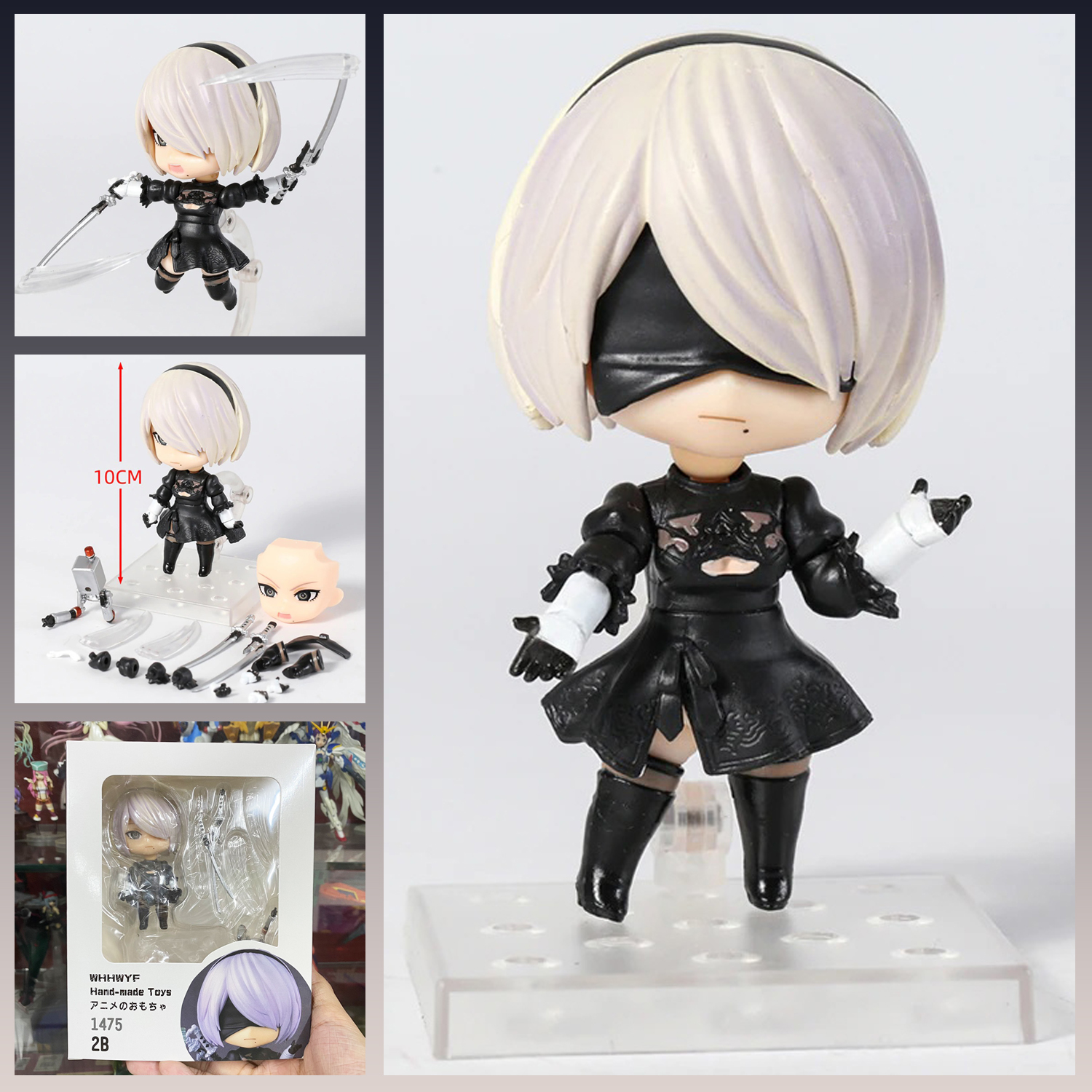 MÔ HÌNH NENDOROID 1475 NIER AUTOMATA 2B Giá Tốt  Otakulcom