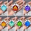 [Loại lớn] Móc khóa kim loại Nguyên tố Vision game Genshin Impact: Inazuma, Liyue, Mondstadt, Sumeru